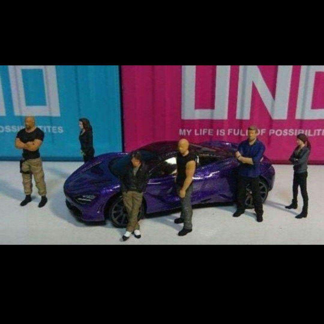 ワイルドスピード フィギュア 6体セット 1/64 ガチャ