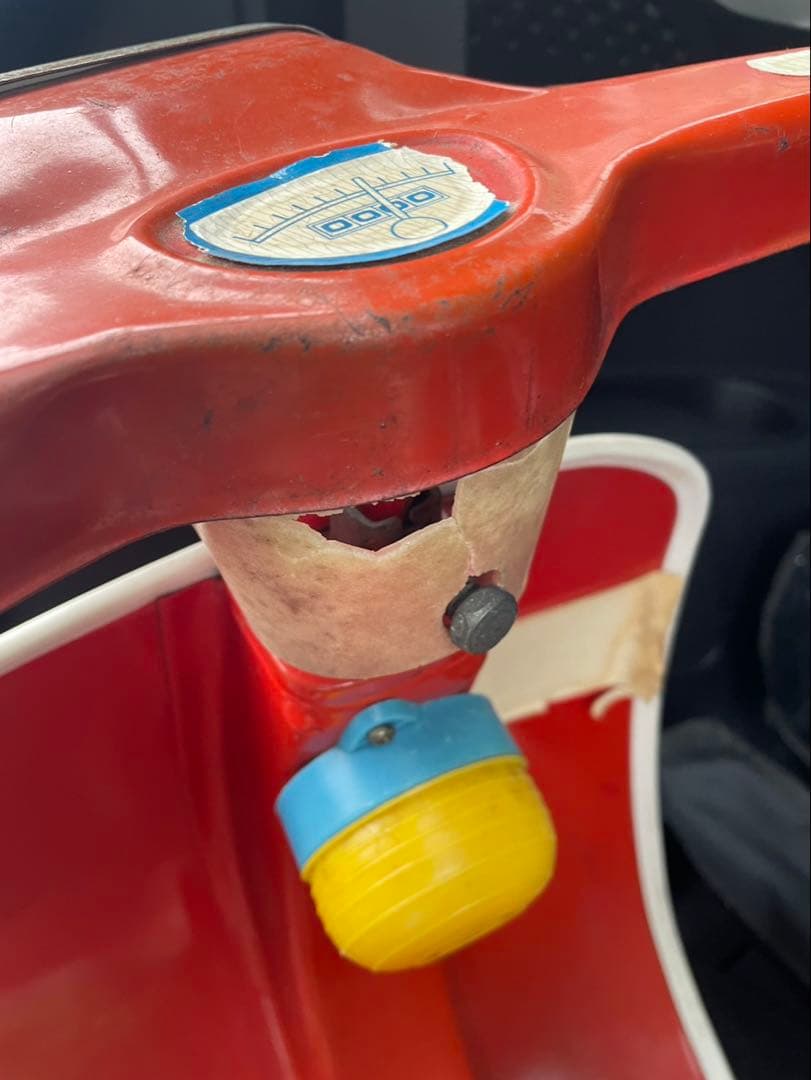 VESPA ペダル式三輪車 ブリキ玩具 置物