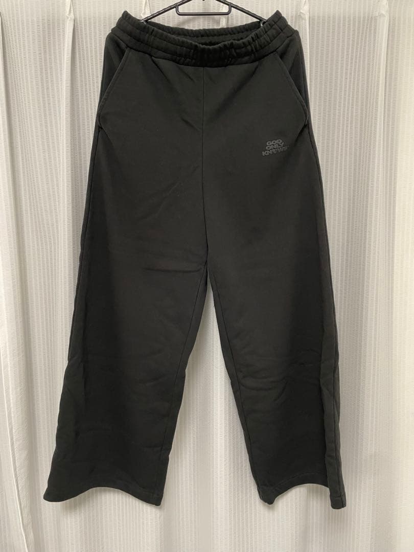 GOD ONLY KNOWS スウェットパンツ　ブラック　S