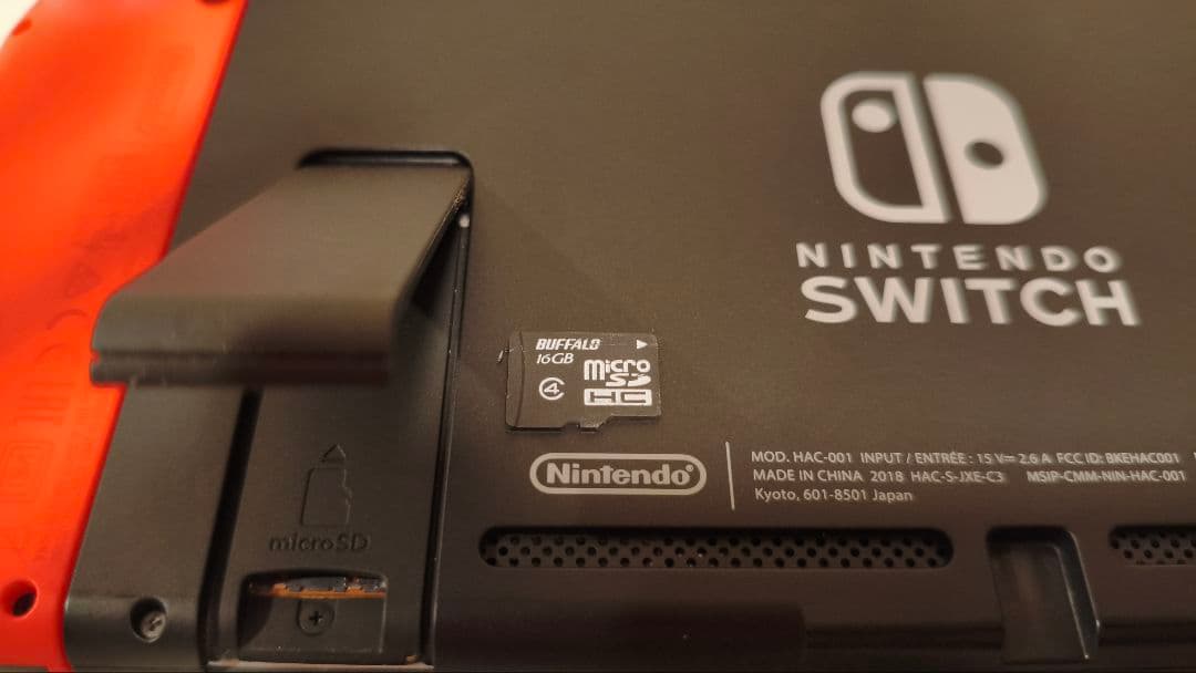 Nintendo Switch 本体 青/赤 Joy-Con SDカード付属