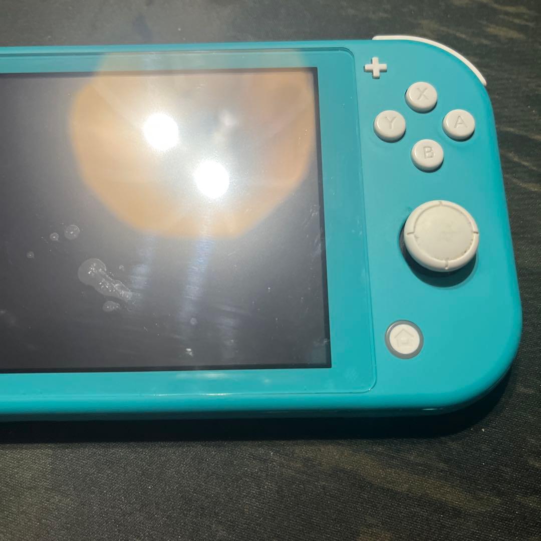 Switchライト　ターコイズブルー　ジャンク品　水没