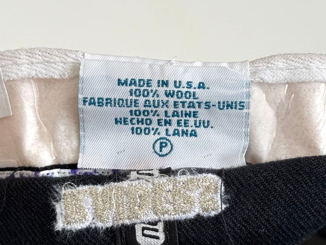 90s USA製 NEW ERA レイダース キャップ NFL RAIDERS黒