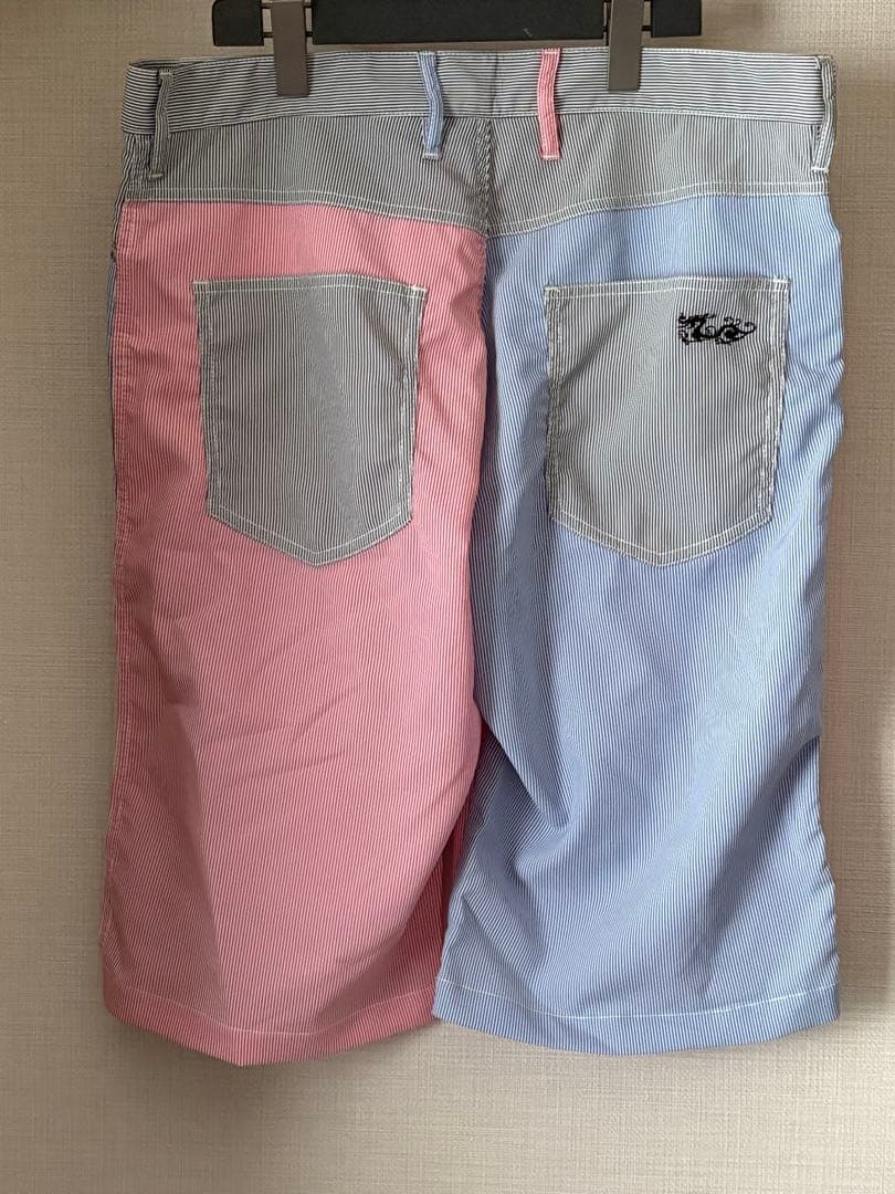 ツートンカラー ショートパンツ