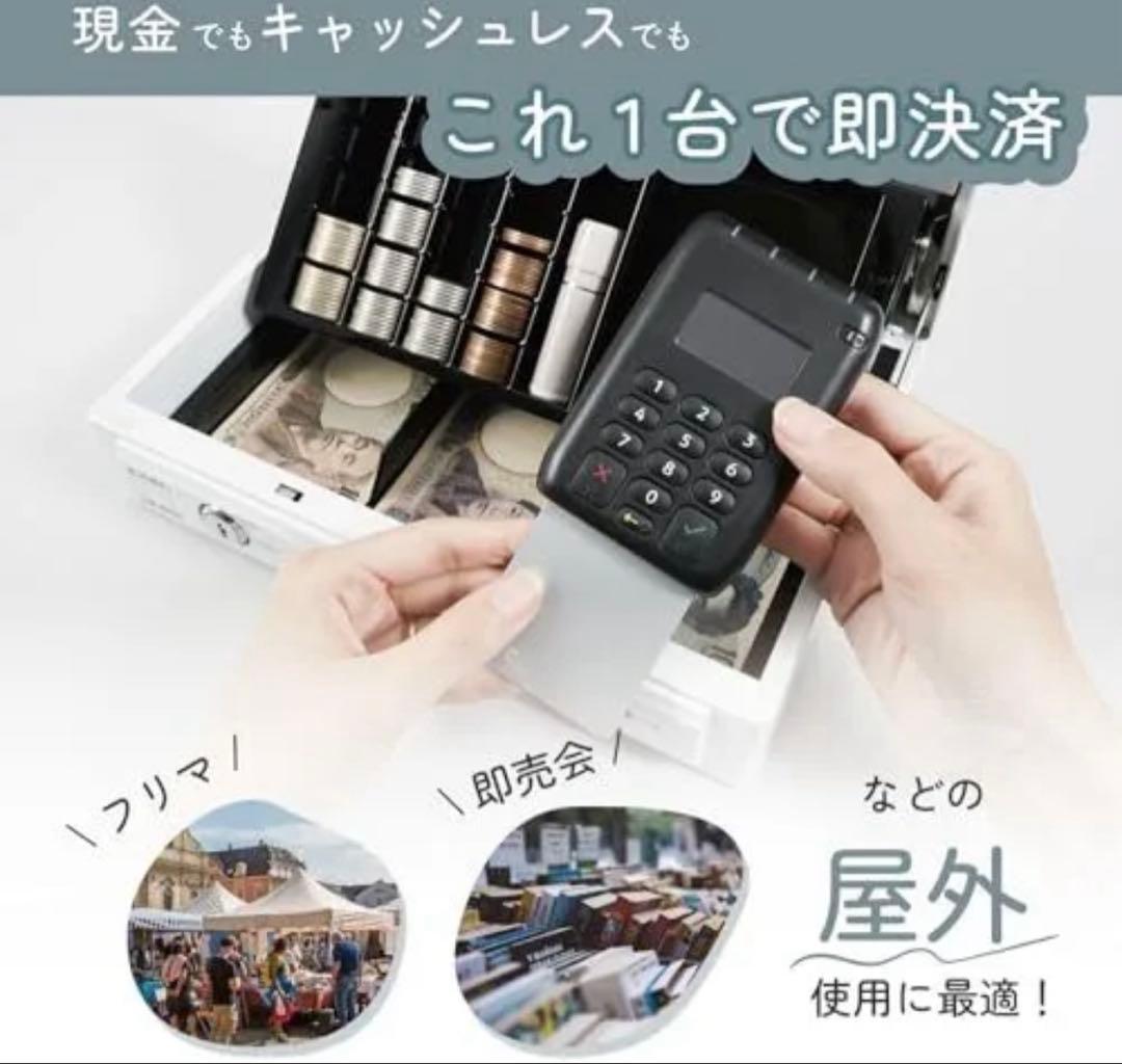 新品　CARL キャッシュボックス CB-8850 A5型スリム　金庫　そとレジ