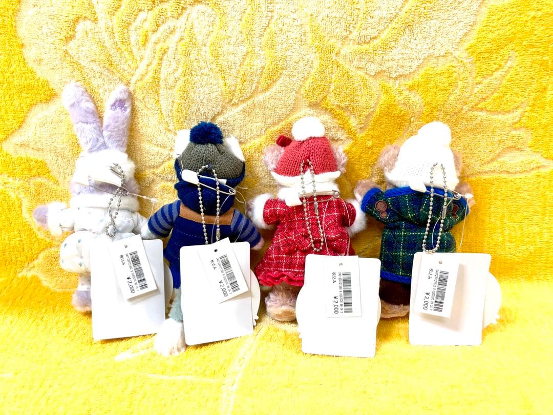 ♡ダッフィー＆フレンズ♡ぬいぐるみバッヂ♡トィンクルウィンター♡2018年♡