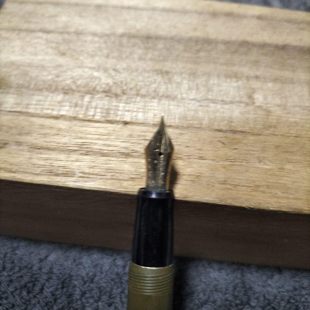 14K PILOT オリーブグリーン 万年筆 金属製