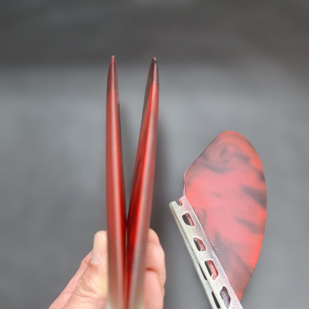 アートグラス仕様　クワッドフィン　フューチャーフィン対応　ファイバーグラス製