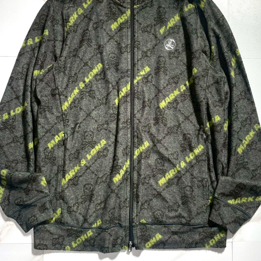 MARK&LONA ジップジャケット スカル ゴルフウェア メンズ サイズ48