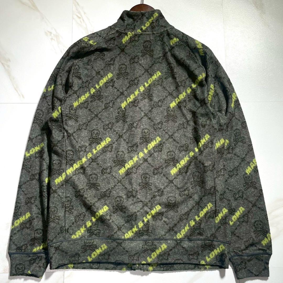 MARK&LONA ジップジャケット スカル ゴルフウェア メンズ サイズ48