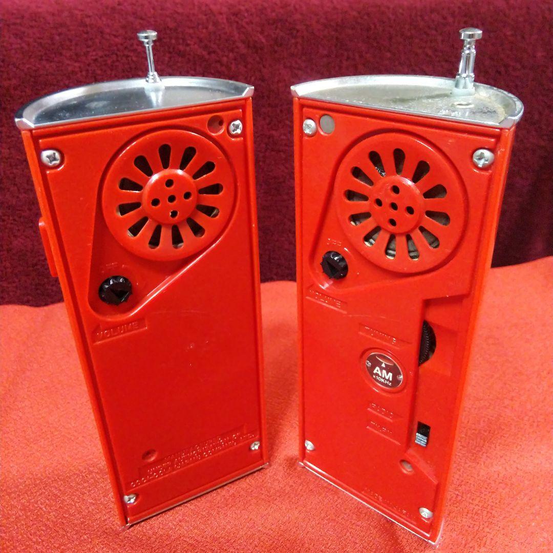 コカ・コーラ型のラジオ＆トランシーバー　2台セット