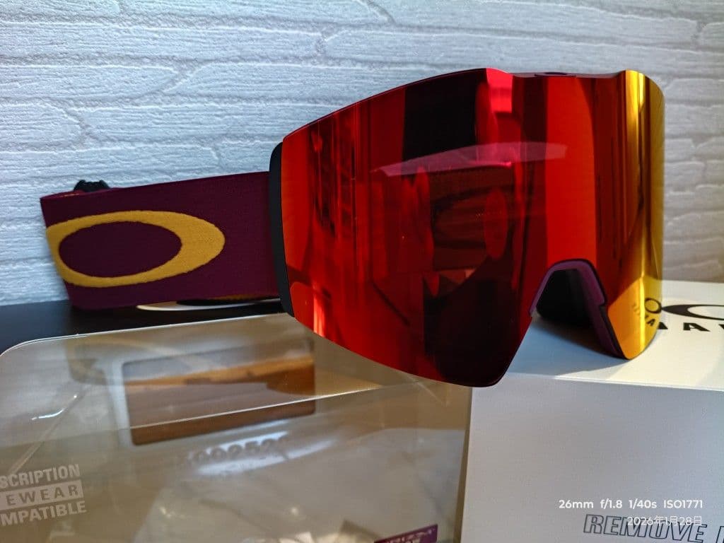 OAKLEY オークリーゴーグル ☆ワインレッド☆USED3回程度使用