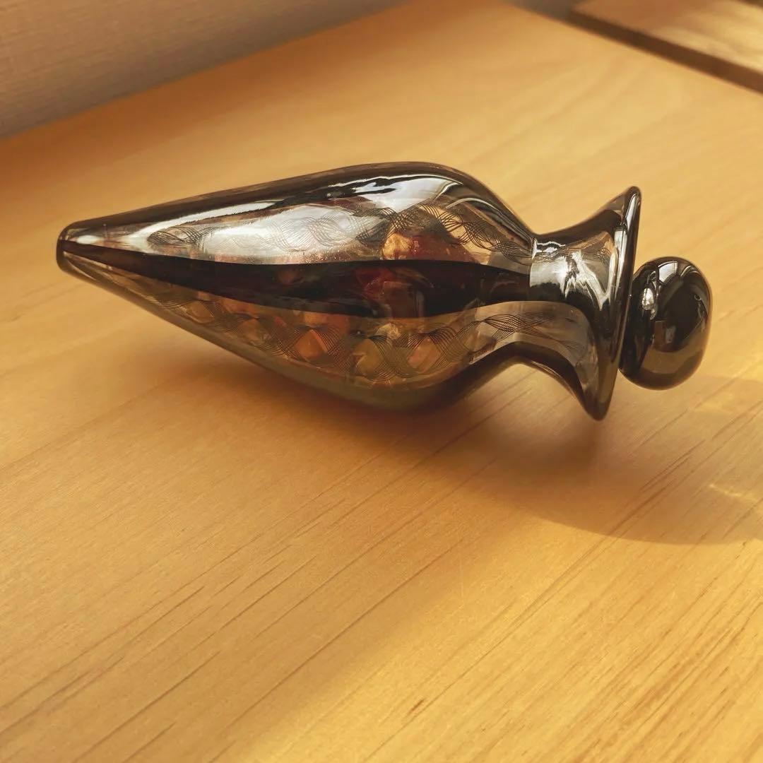 keinoglassティアキャッチャー　ドライフラワー入り