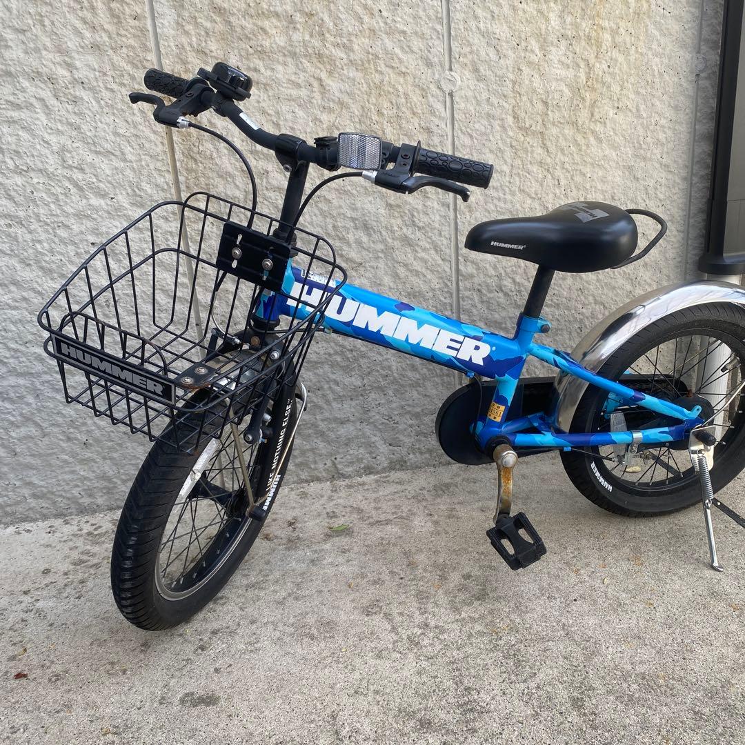Emi　引取限定　HUMMER キッズバイク　自転車16インチ　補助輪あり