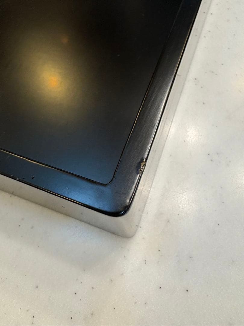 山本進也 野菜蒔絵 大型お重 一段 漆器 45cm 作家物