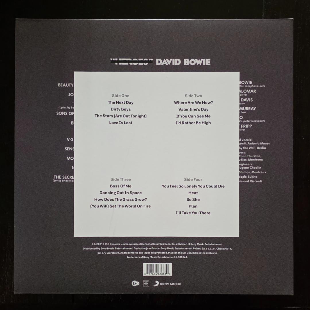 k*n様 美品 デヴィッドボウイ 「The Next Day」 カラー２枚組LP