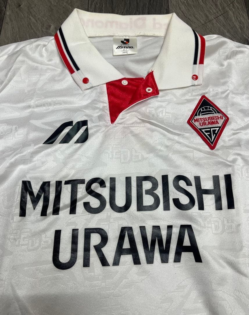 0201-2【レア】浦和レッズ 1995/1996 アウェ半袖 ユニフォーム L