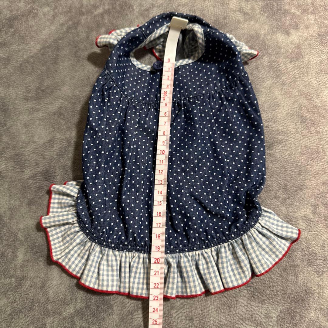 アトリエgg ドットデニムワンピース 19ハーフ