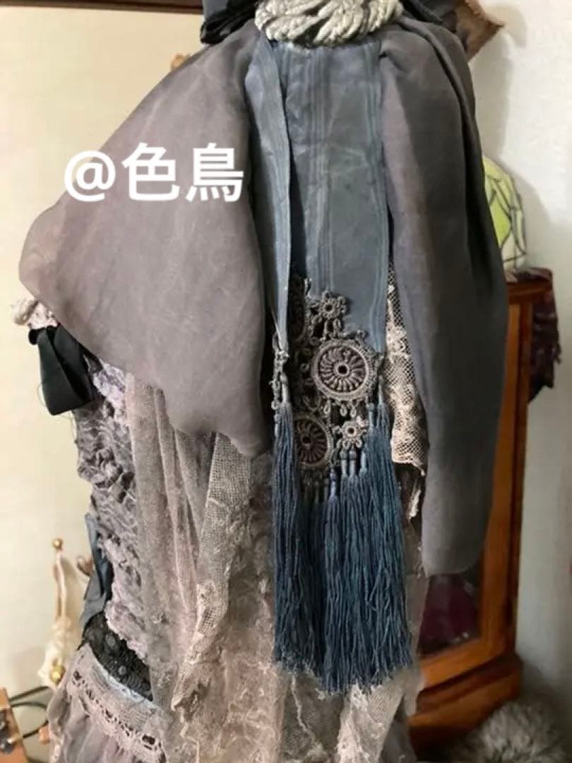 サザビーズオークション 100万円落札品 中世アンティークドレス トルソー付