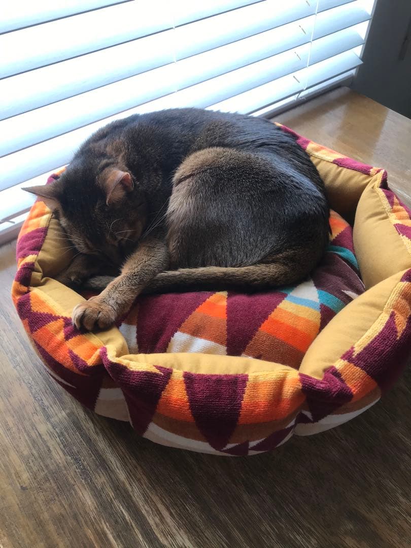 ペットベッド　ハンドメイド465 ペンドルトンリメイク　猫ベッド　犬ベッド