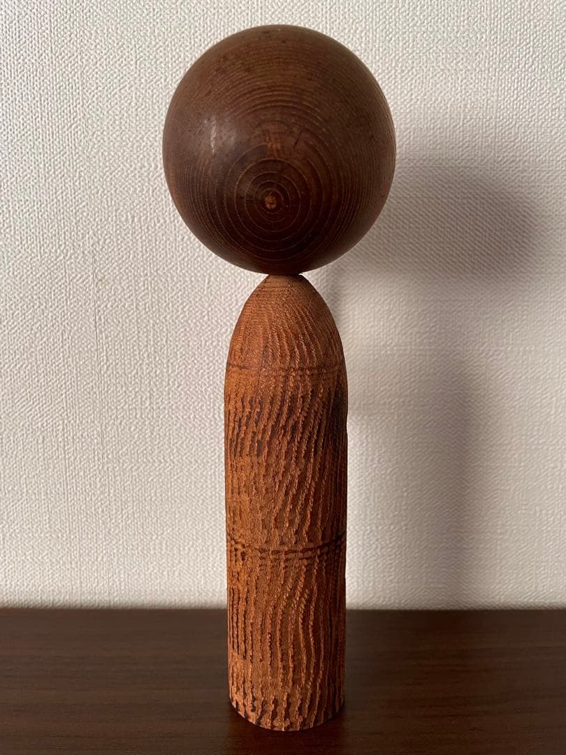 ペア 石原 日出男 Hideo 創作 こけし 可愛い レトロ kokeshi