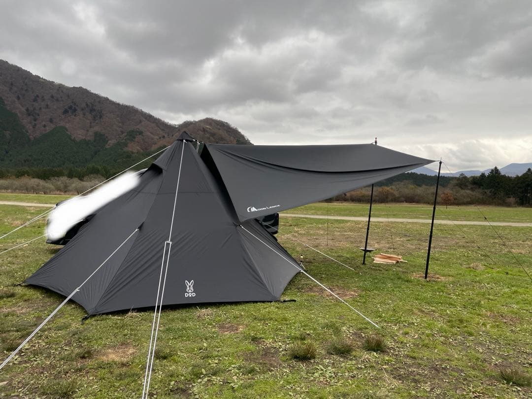 DOD ONE POLE (M) ブラック キャンプテント