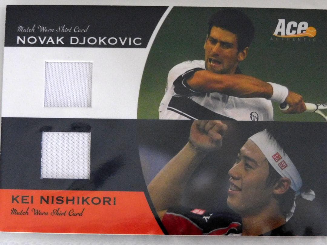 ACE 錦織圭 トレカ 31枚＋ 錦織圭/ジョコビッチ デュアルジャージ カード