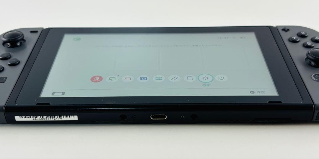 美品 ニンテンドー スイッチ グレー 本体 swich 完備品