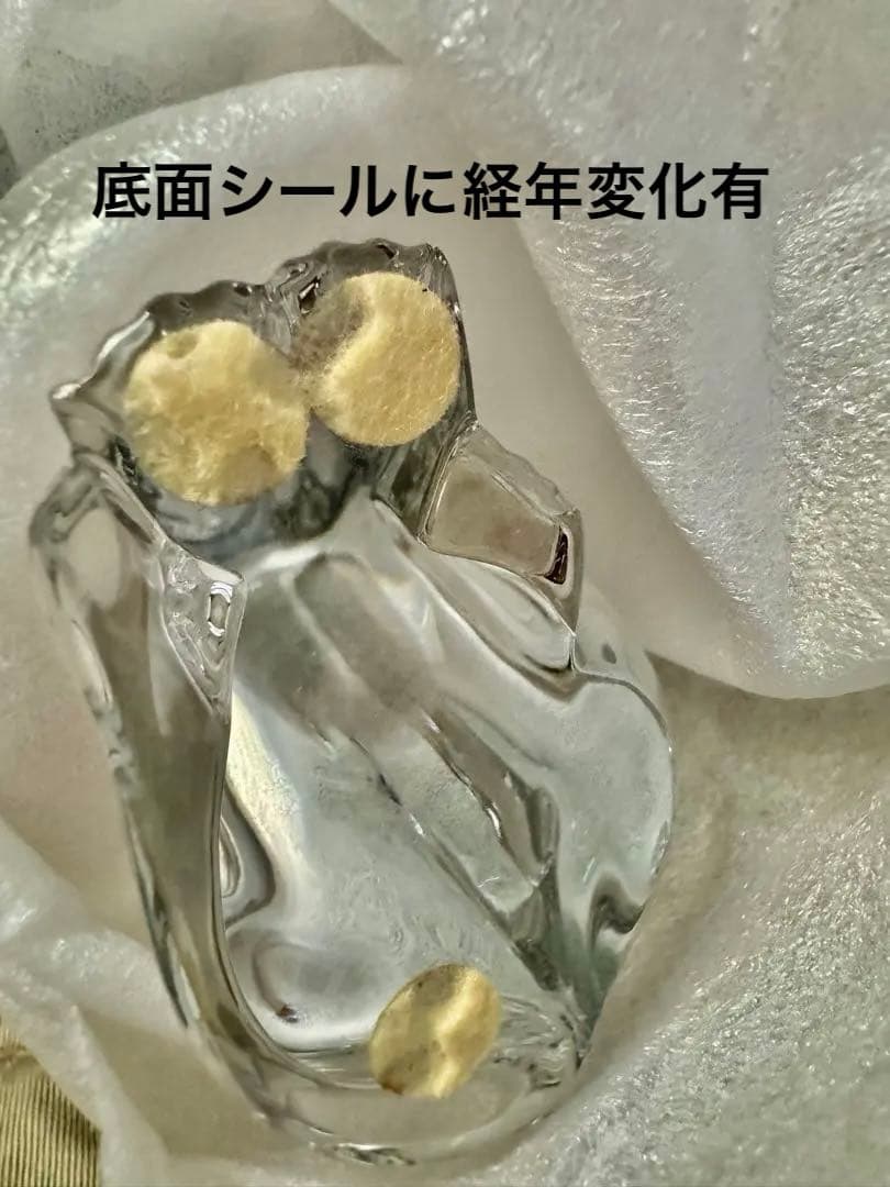 バカラ　猫　赤箱付　エジプシャンCAT 凜然とした佇まい　クリスタル　置物