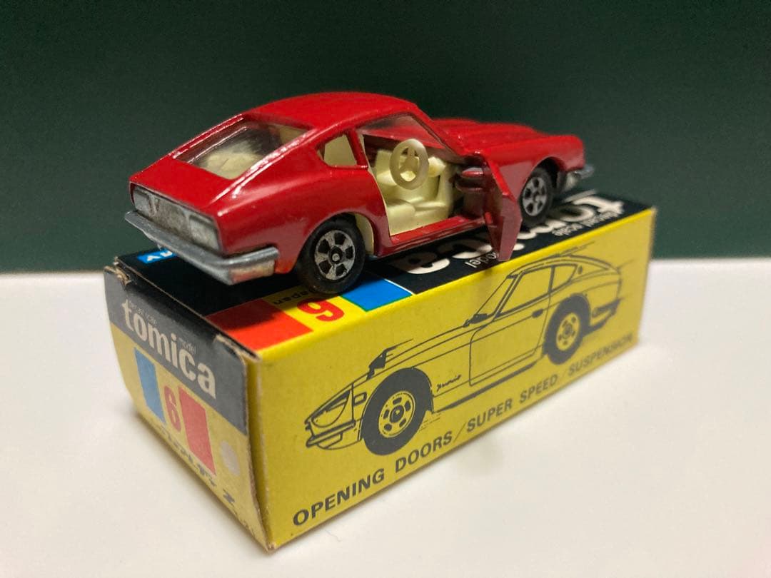 トミカ　No.6 黒箱　日本製　ニッサン　フェアレディZ432 赤　1Aホイール