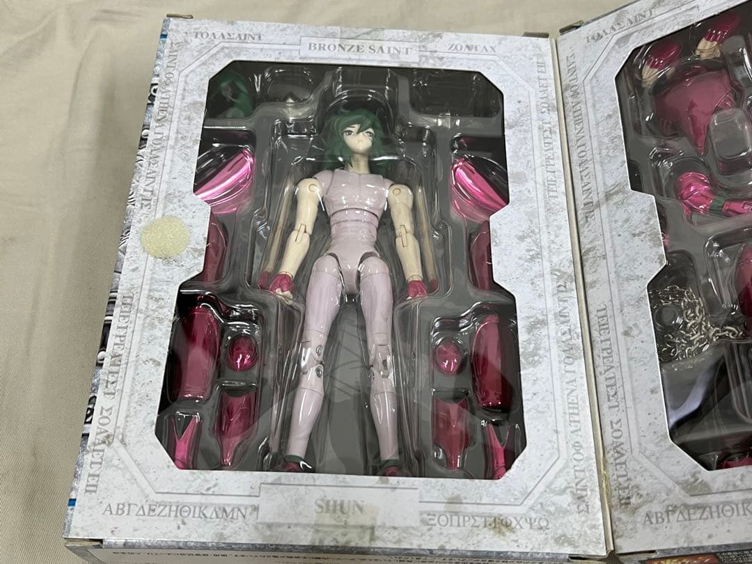 聖闘士聖衣神話　最終青銅聖衣　５体・ディスプレイスタンド　セット