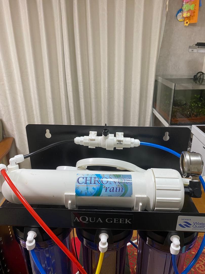 クロノスレイン アクアギーク RO浄水器 加圧ポンプ付き RO水