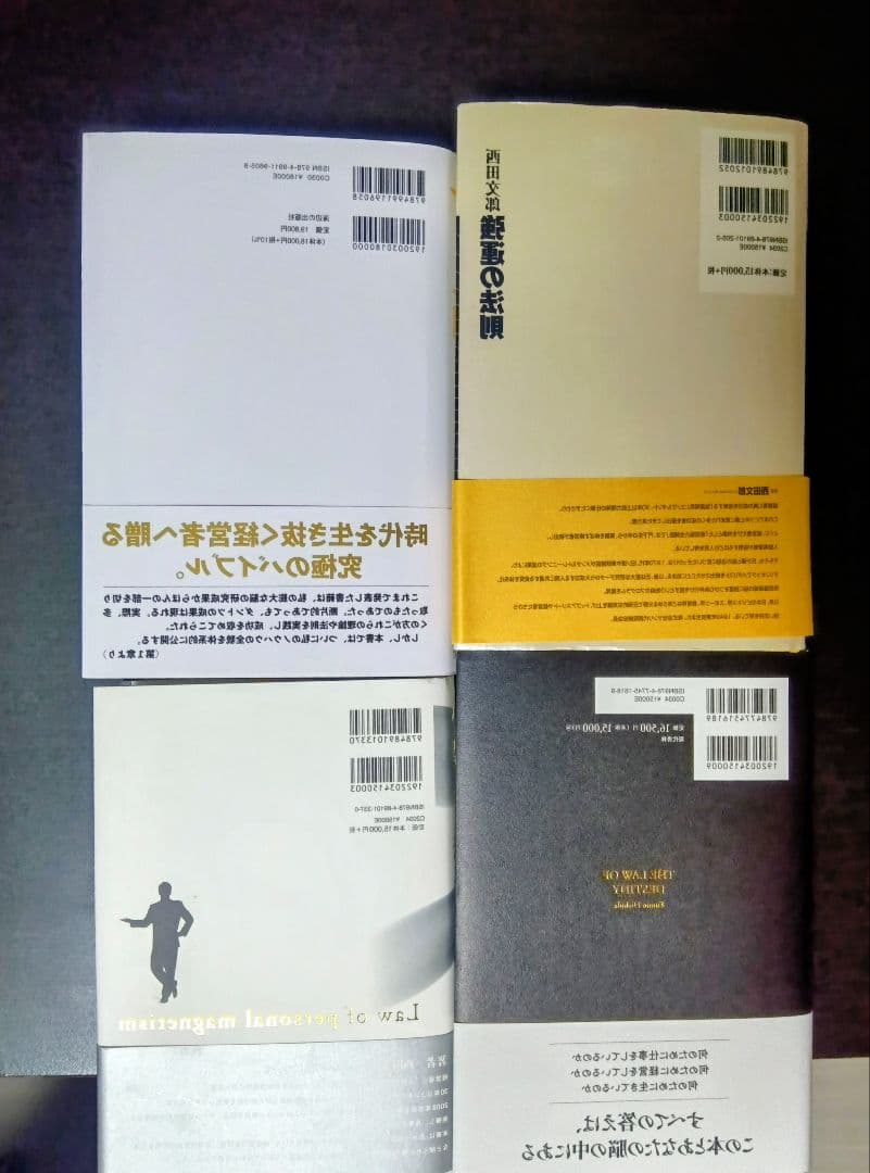 強運の法則　天運の法則　人望の法則　命と脳　西田文郞