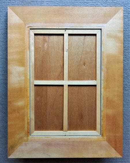 小島俊男　ほぼＰ6号サイズ　パステル画　タイトル「ポーズするシモーヌ」