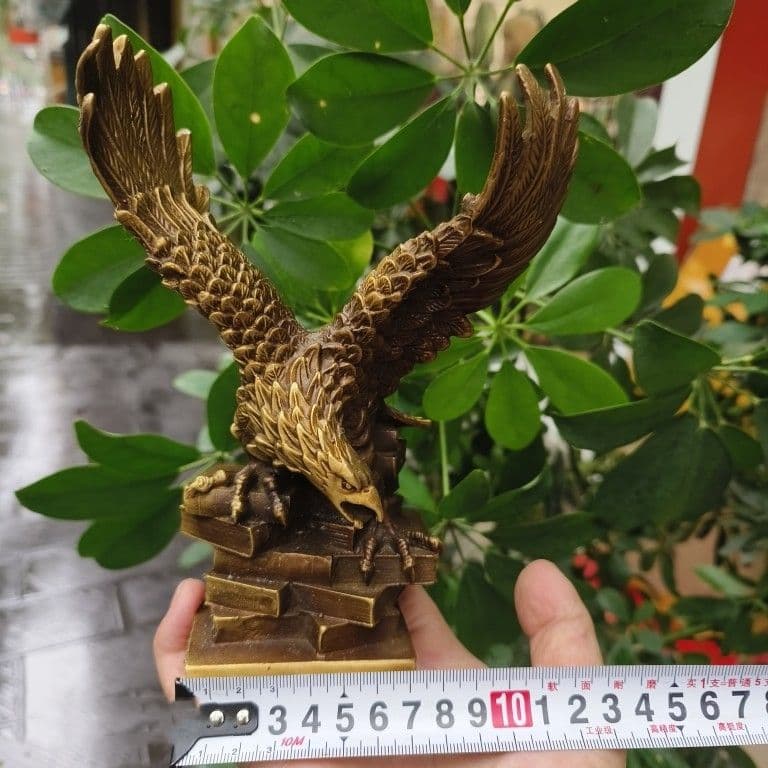 銅器 鷹 文房具 茶道具 装飾品 工芸品 美術品 置物