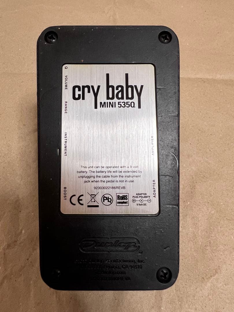 【値下げ】Cry Baby ワウ CBM535Q MINI 535Q