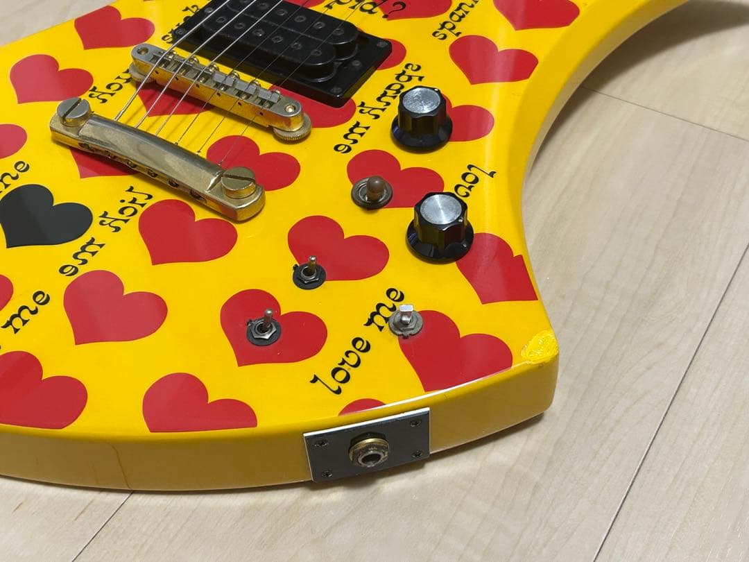 大幅値下げBurny MG-145／イエローハート／FERNANDES／hide