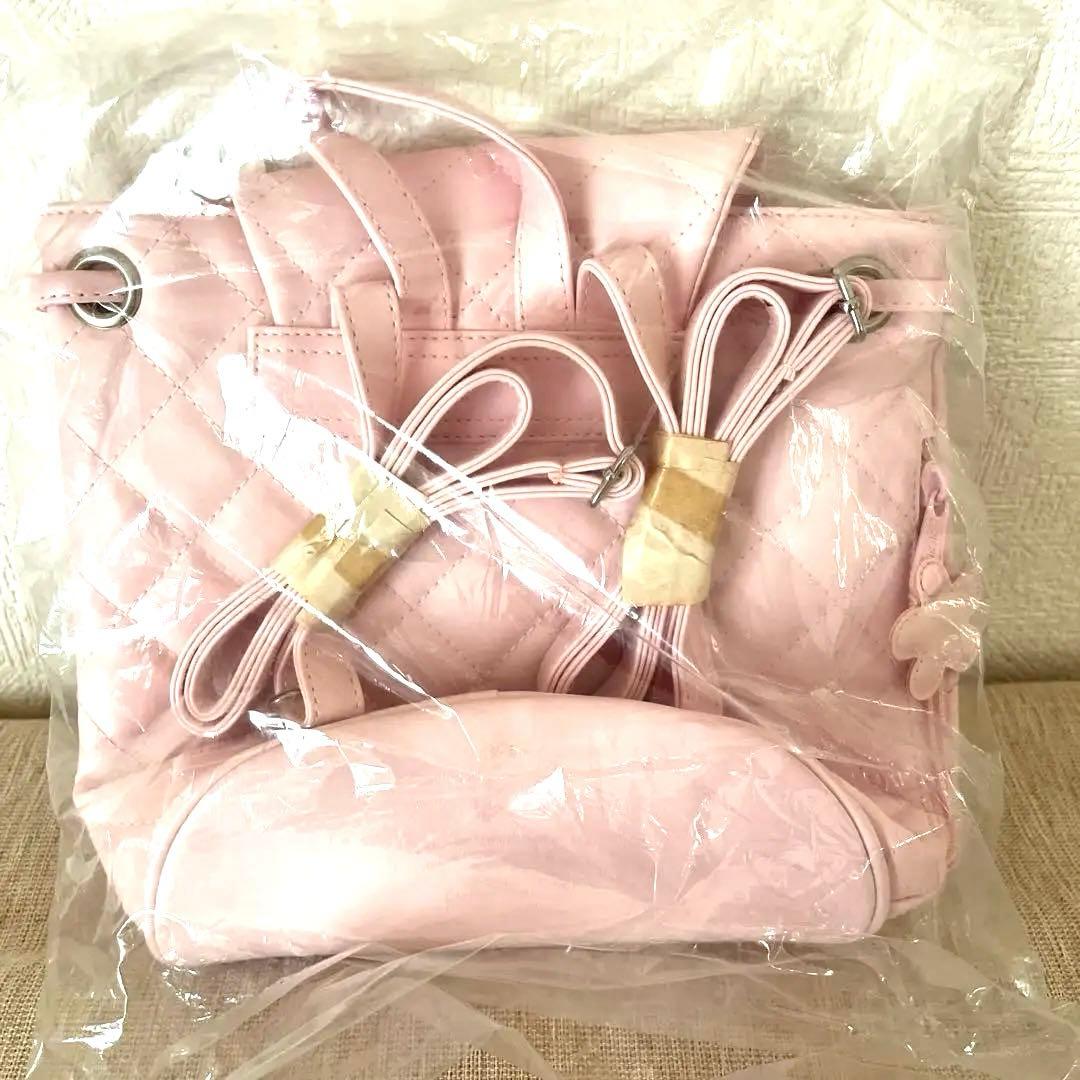 激レア!!レトロ ハローキティ キルティングバッグ ピンク リュック 顔