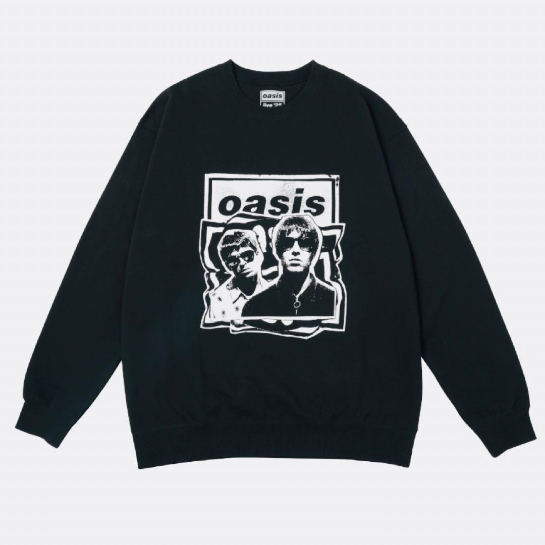 英国購入oasis 来日 正規 2025 スウェットシャツ M