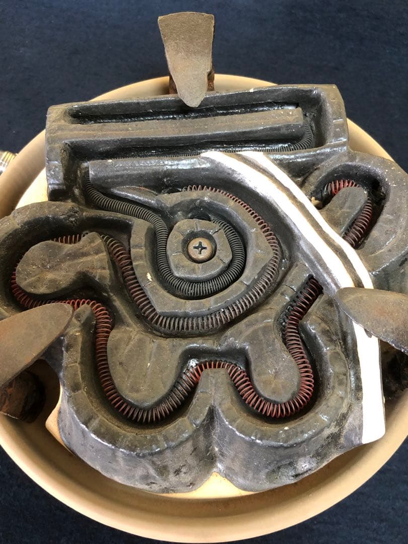 《R》茶道具 野々田商店 炭型ヒーター A 元箱　1f