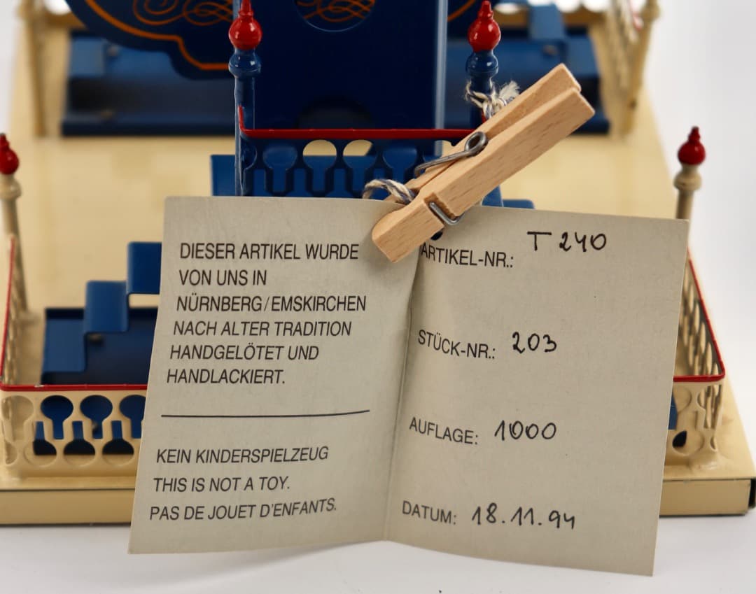 Tucher & Waltherドイツ製 観覧車大人用おもちゃゼンマイ駆動で回転