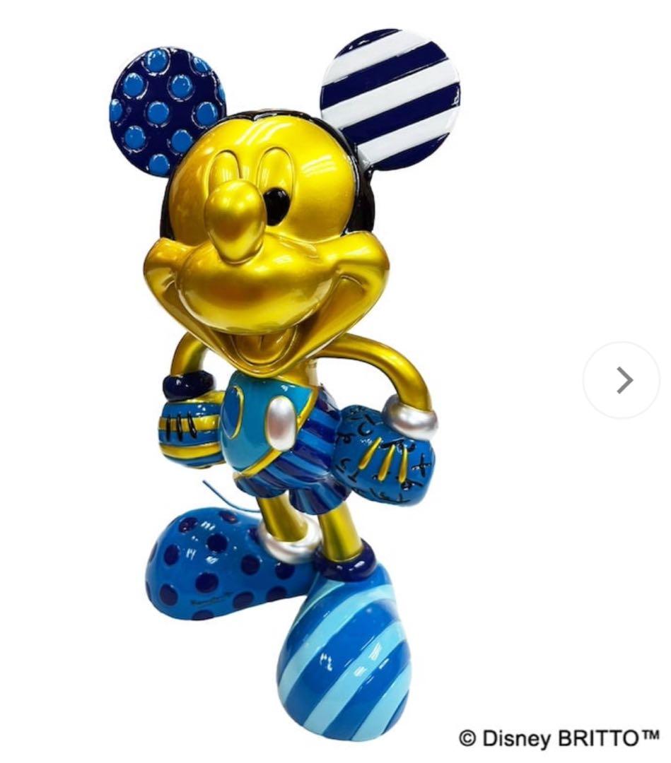 【世界2千個限定】DISNEY×BRITTO ミッキースタチュー 2個セット