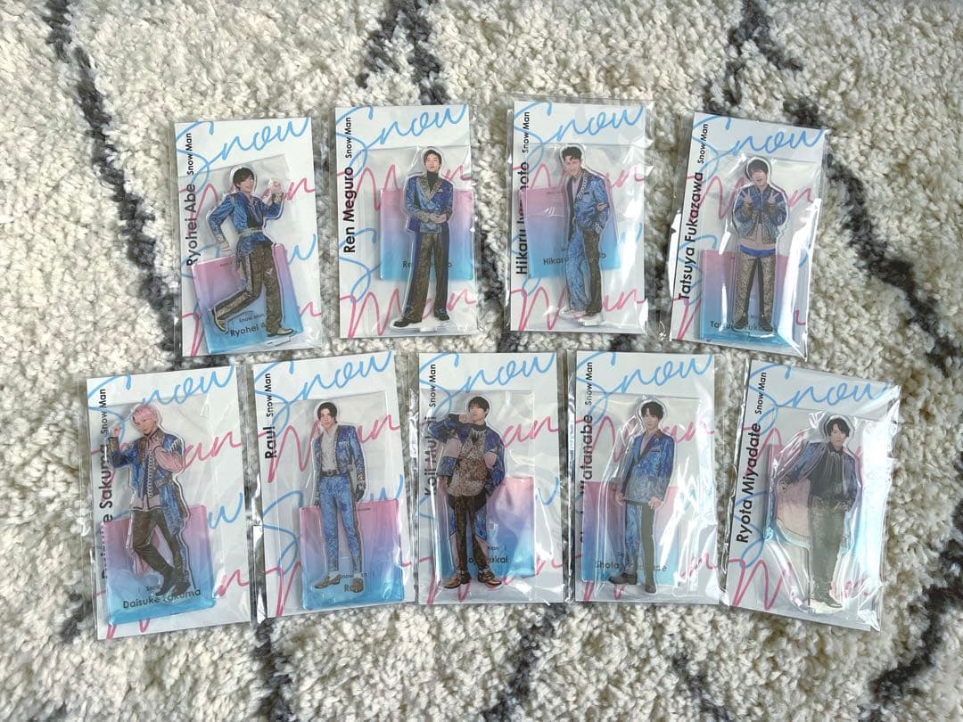 【新品未開封】 Man スノーマン アクスタFest 全員セット