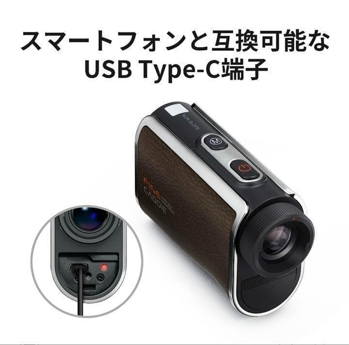 【新品】ファインキャディ　J300　ブラウン　ケース付