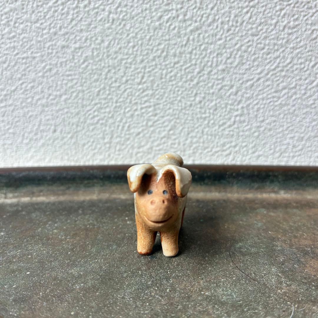 Rutebo ルーテボ フィギュア 小さなブタさん 北欧ビンテージ