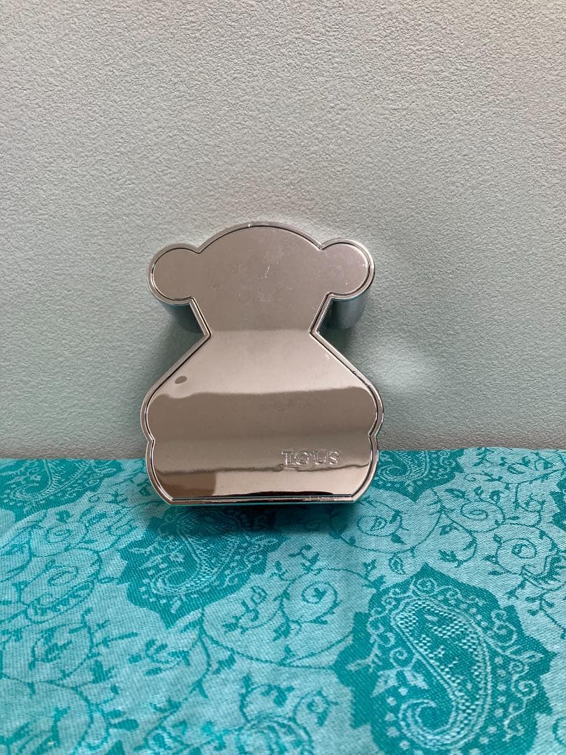 TOUS 貯金箱 クマ型 金属 フィギュア シルバー