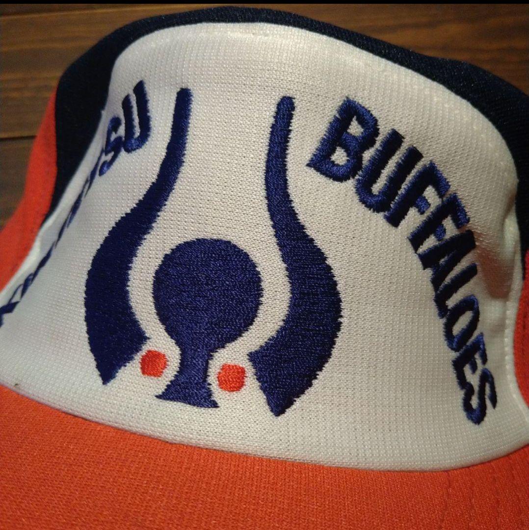 【未使用品】近鉄バファローズ　昭和レトロ キャップ　中央帽子　当時物