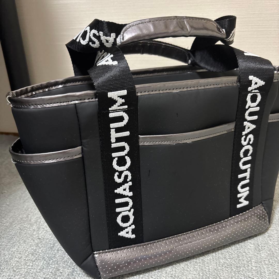 AQUASCUTUM トートバッグ 黒　保冷バック