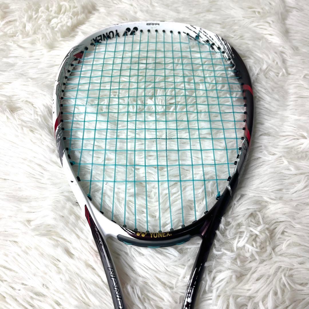 【美品】 ヨネックス ナノフォース8v REV UL2 ソフトテニスラケット