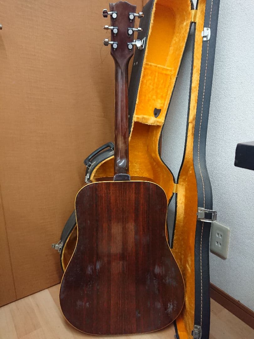 H1 アコースティックギター Chaki W-50 ピック多数 ハードケース付き