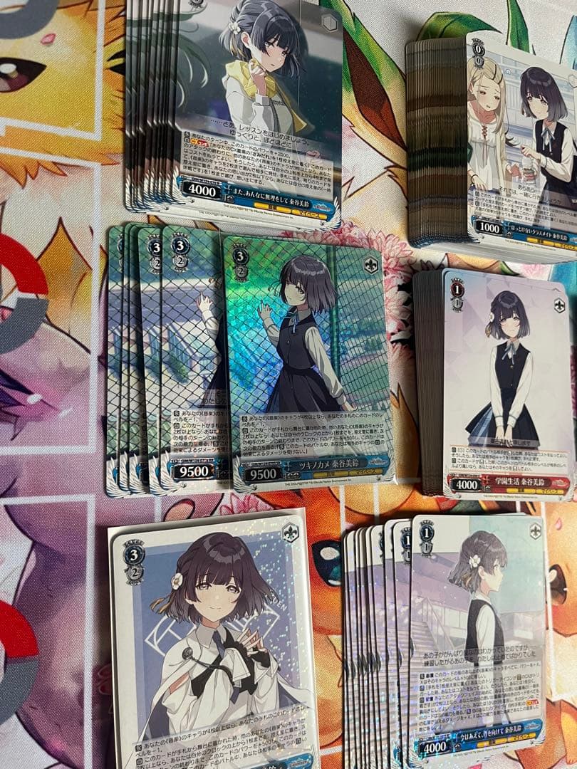 ヴァイスシュヴァルツ　学園アイドルマスター　泰谷美玲　デッキパーツ　まとめ売り